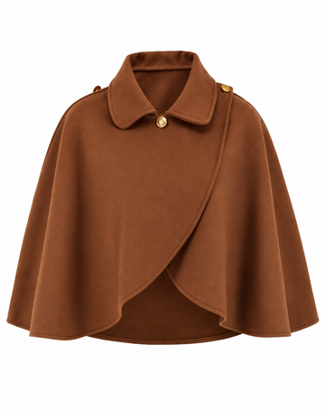 PREORDER BROWN PONCHO