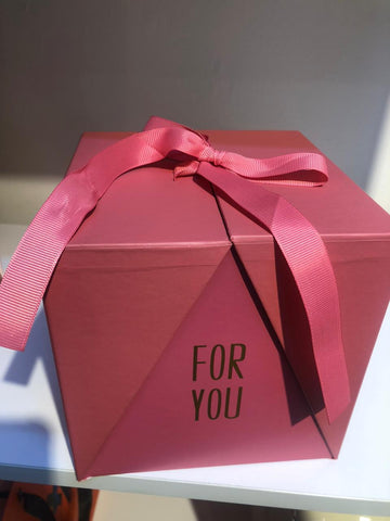 Pink gift box