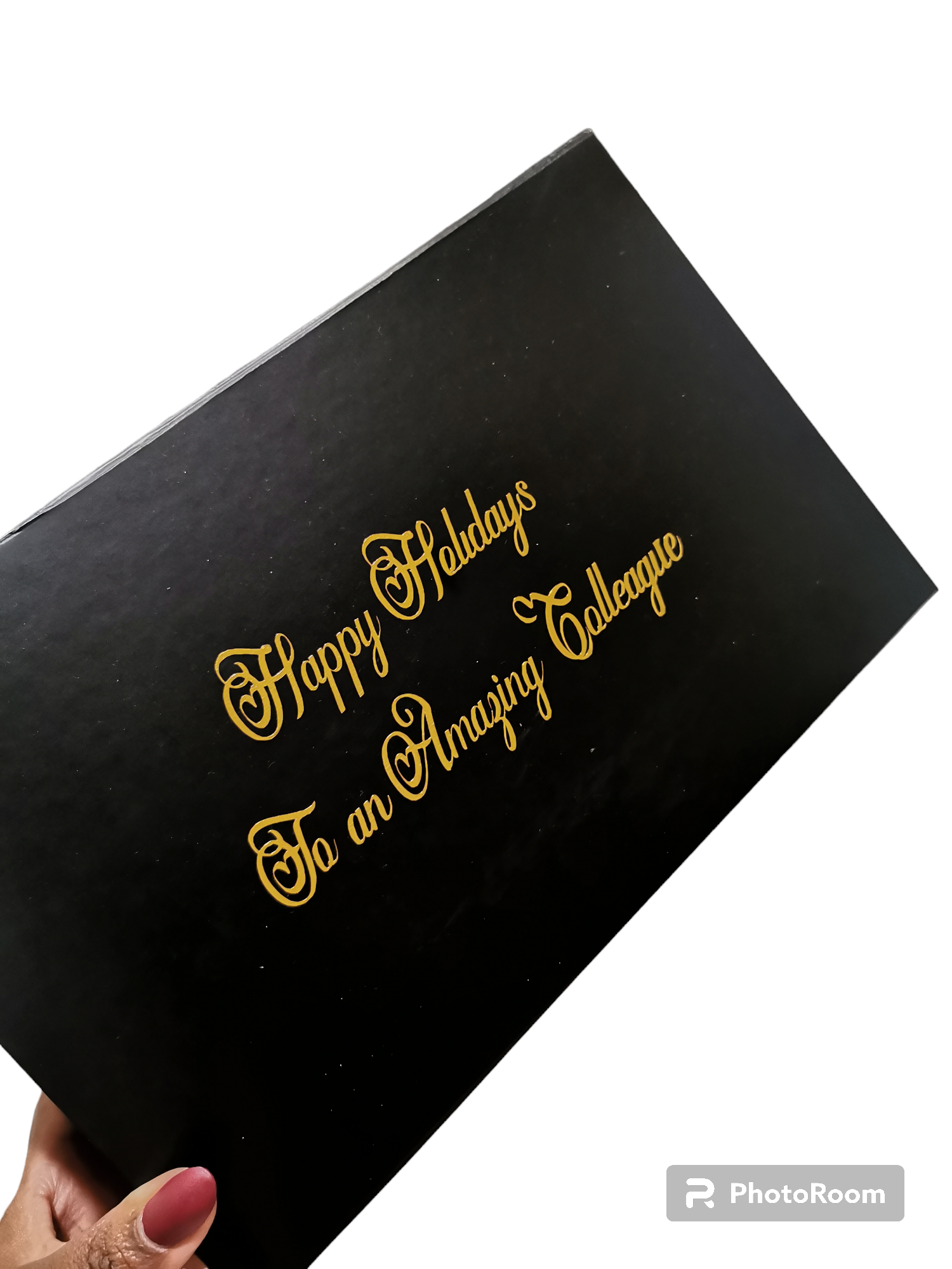 Black gift box, Customized